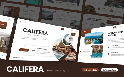 Califera - 酒店 Google 幻灯片模板