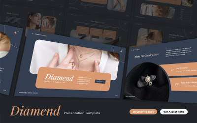 Diamend - Modèle Keynote pour bijoux