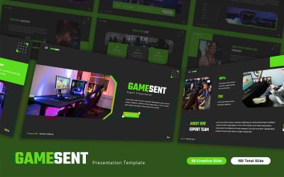 Gamesent - Esport Google Slaytlar Şablonu