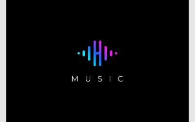 Písmeno H Zvuk Hudba Audio Logo