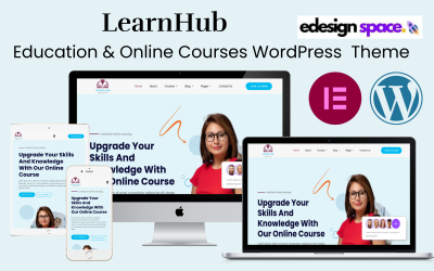 LearnHub - Onderwijs en online cursussen WordPress-thema