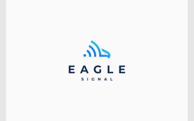 Logotipo da tecnologia de sinal Eagle Hawk