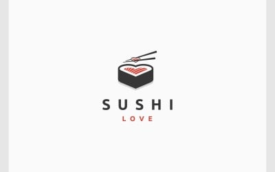 Sushi Love Comida Japonesa Logo