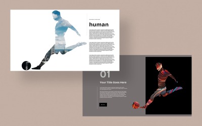 İnsan İlham Verici Pitch Deck PowerPoint Şablonu