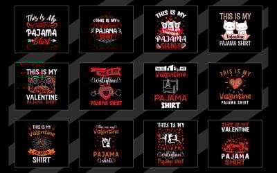 To jest moja walentynkowa koszula od piżamy | Projekt koszulki walentynkowej