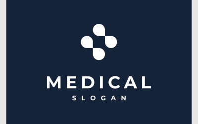 Cross Medical abstrakt enkel logotyp