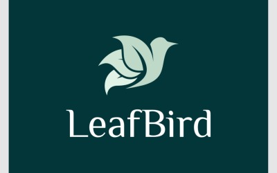 Fly Bird Wing Leaf Natural Logo