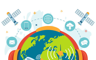 12 World Telecommunication and Information Society Day Illustration