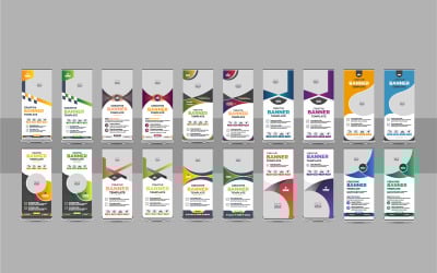 Roll Up Banner o paquete de banner enrollable publicitario de la empresa
