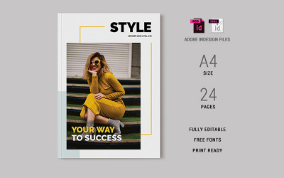Szablon magazynu lifestylowego 10