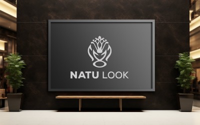 Building outdoor board mockup_outdoor billboard logo mockup_building outside billboard logo mockup