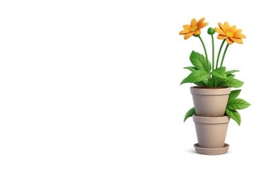 Girasole Premium su sfondo bianco