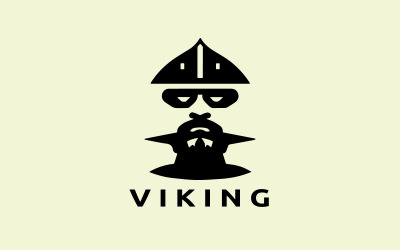 Modelo de design de logotipo Viking V15