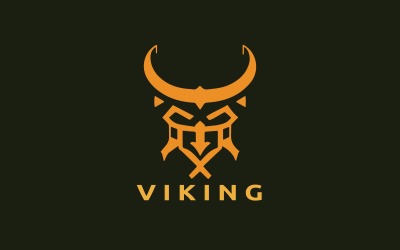 Viking logotyp designmall V12