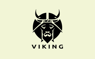 Viking logotyp designmall V17