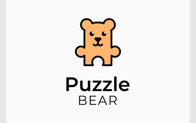 Логотип головоломки з ведмедиком