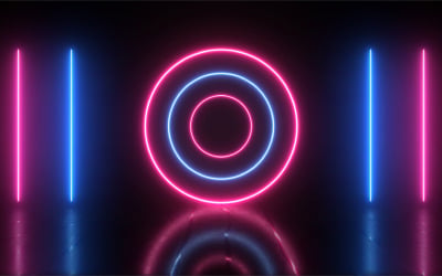 Fond abstrait effet néon