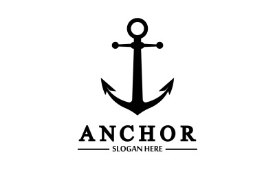 Anchor Marine icon grafisk symbol version 21