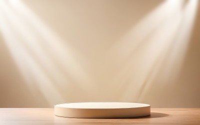 Fond de podium en plastique peu poli pour la présentation