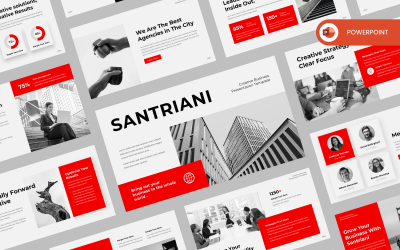 Satriani - Creative Business PowerPoint-mall