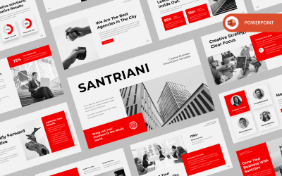 Satriani – Kreatív üzleti PowerPoint sablon