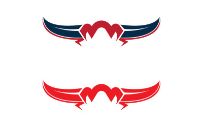 Bulle und Büffelkopf Kuh Tier Maskottchen Logo Design Vektor Version 13