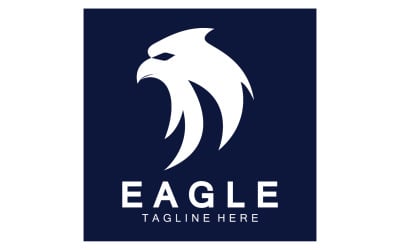 Eagle hoofd vogel logo vector versie 7