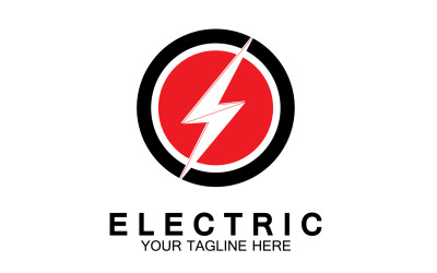 Elektrische flits bliksemschicht logo versie 2