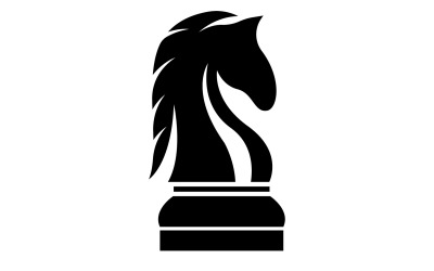 Logo cavallo semplice vettore versione 10