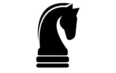 Logotipo de caballo simple vector versión 11
