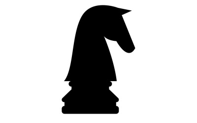 Logotipo de caballo simple vector versión 12
