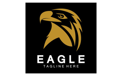 Versão vetorial do logotipo do pássaro com cabeça de águia 15
