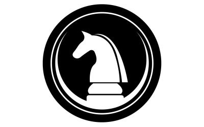 Horse  logo simple vector version 31
