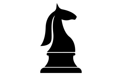 Jednoduché vektorové logo koně verze 16