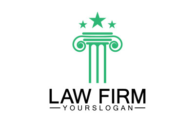 Anwaltskanzlei-Vorlagenlogo, einfache Version 23