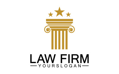 Anwaltskanzlei-Vorlagenlogo, einfache Version 4