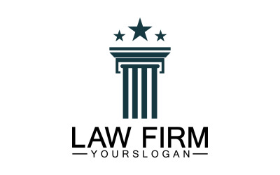 Law firm template logo simple version 19