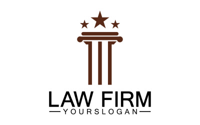 Law firm template logo simple version 30
