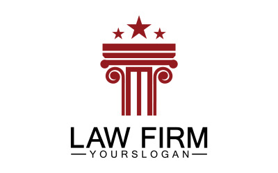 Law firm template logo simple version 9