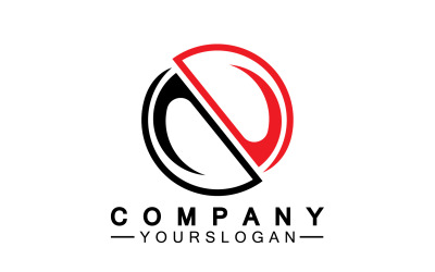 Letra N inicial nombre de la empresa logotipo versión 37