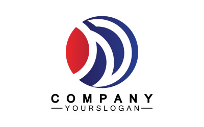 Letter N initial company name logo version 1