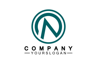 Letter N initial company name logo version 41