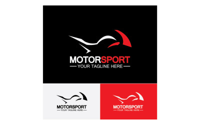 Motorsport-Symbol-Logo-Vorlage, Vektorversion 25