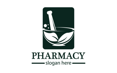 Parmacy bitkisel logo şablonu sürüm 32