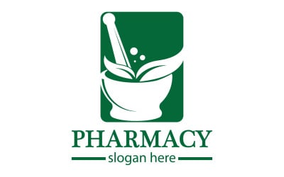 Parmacy herbal logo template version 29