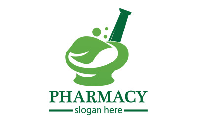 Plantilla de logotipo de hierbas Parmacy versión 13