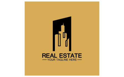 Vorlage für das Logo des Immobiliengebäudeturms, Version 12