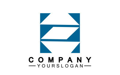 Z letter initial name  logo template version 19