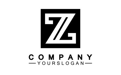 Z letter initiële naam logo sjabloon versie 28