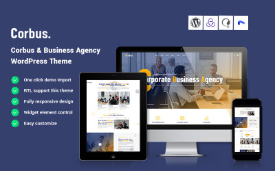 Corbus - Business Agency WordPress-tema
